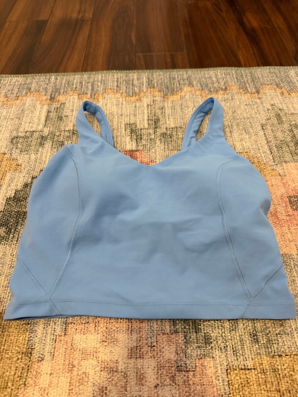 Lululemon NWOT Light Blue Cropped Tank Top